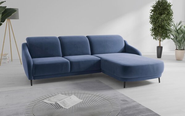 ROHOVÁ SEDAČKA, textil, modrá Sit & More - Sedačky, Online Only