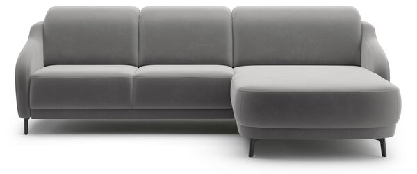 ROHOVÁ SEDAČKA, textil, sivá Sit & More - Sedačky, Online Only