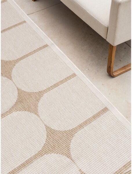 Vnútorný a vonkajší behúň v béžovej a slonovinovej farbe 80x250 cm Duet Bowen – NORTHRUGS