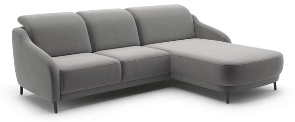 ROHOVÁ SEDAČKA, textil, sivá Sit & More - Sedačky, Online Only