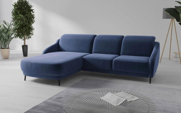 ROHOVÁ SEDAČKA, textil, modrá Sit & More - Sedačky, Online Only