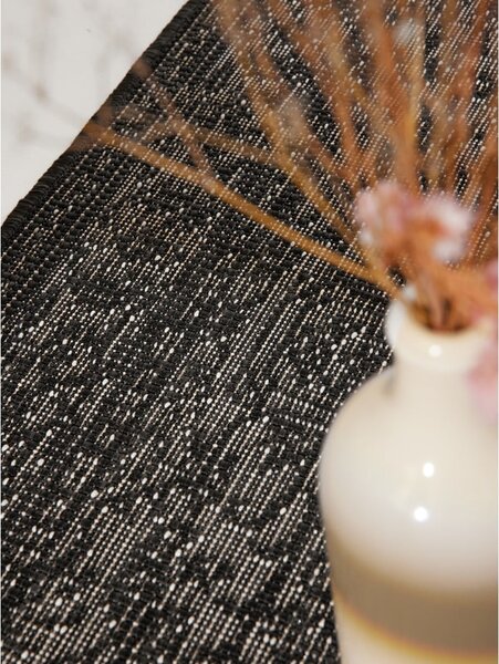 Čierno-biely vnútorný a vonkajší behúň 80x250 cm Duet Kona – NORTHRUGS