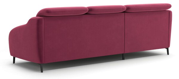 ROHOVÁ SEDAČKA, textil, baklažánová Sit & More - Sedačky, Online Only