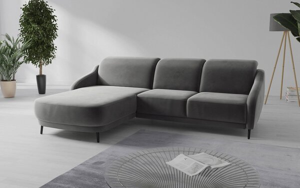 ROHOVÁ SEDAČKA, textil, sivá Sit & More - Sedačky, Online Only