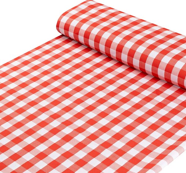 Biante Teflónové prestieranie na stôl TF-071 Čeveno-biela kocka 30x40 cm