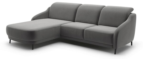 ROHOVÁ SEDAČKA, textil, sivá Sit & More - Sedačky, Online Only