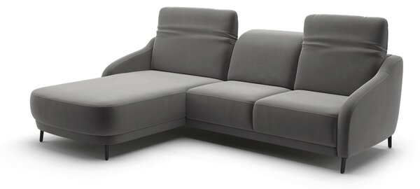 ROHOVÁ SEDAČKA, textil, sivá Sit & More - Sedačky, Online Only