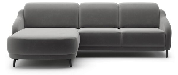 ROHOVÁ SEDAČKA, textil, sivá Sit & More - Sedačky, Online Only