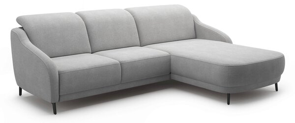 ROHOVÁ SEDAČKA, textil, sivá Sit & More - Sedačky, Online Only