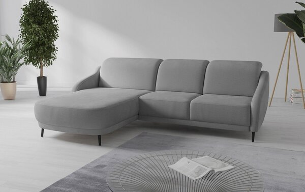 ROHOVÁ SEDAČKA, textil, sivá Sit & More - Sedačky, Online Only