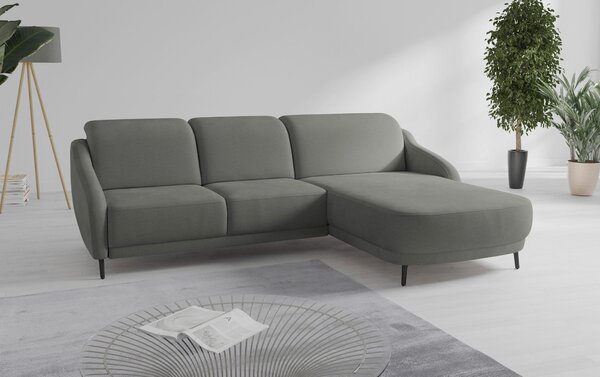 ROHOVÁ SEDAČKA, textil, bahenná hnedá Sit & More - Sedačky, Online Only
