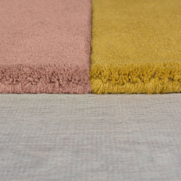 Modrý ručne tkaný vlnený koberec 120x180 cm Lozenge Bright Multi – Flair Rugs