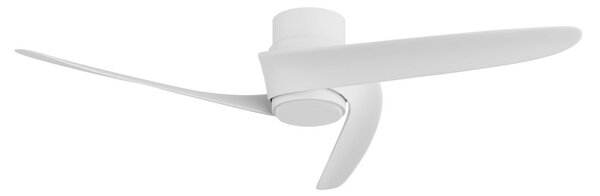 Inteligentný stropný ventilátor LED Groenland S, biely, tichý – Mantra Mantra Iluminación, Groenland S, stmievateľné, Biela, Obývacia izba, Kov, Moderný