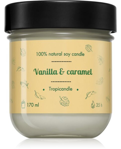 Tropicandle Vanilla & Caramel vonná sviečka 170 ml