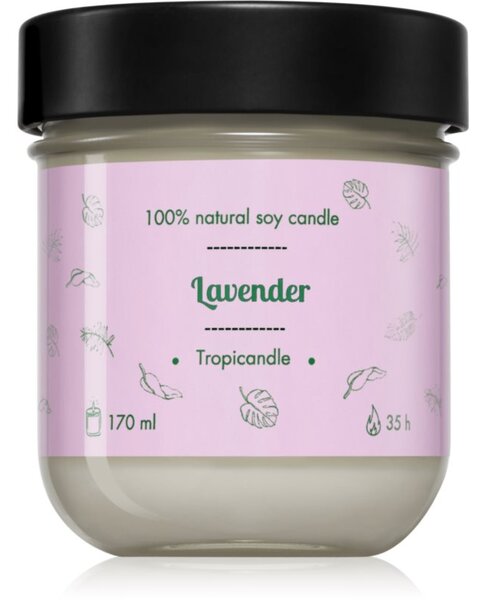 Tropicandle Lavender vonná sviečka 170 ml