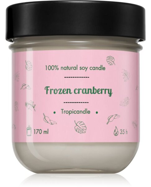 Tropicandle Frozen Cranberry vonná sviečka 170 ml