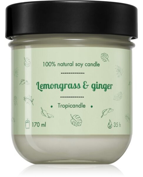 Tropicandle Lemongrass & Ginger vonná sviečka 170 ml