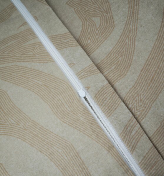 POSTEĽNÁ BIELIZEŇ, flanel, béžová, 140/200 cm Florella - Obliečky & plachty