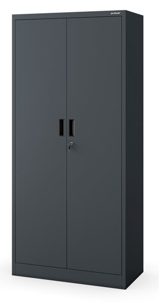 Kovová kancelárska skriňa so 4 policami, antracitová, 1750x800x400 mm: JAN Compact