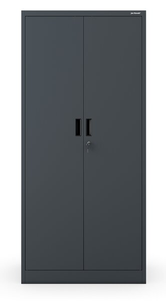 Kovová kancelárska skriňa so 4 policami, antracitová, 1750x800x400 mm: JAN Compact