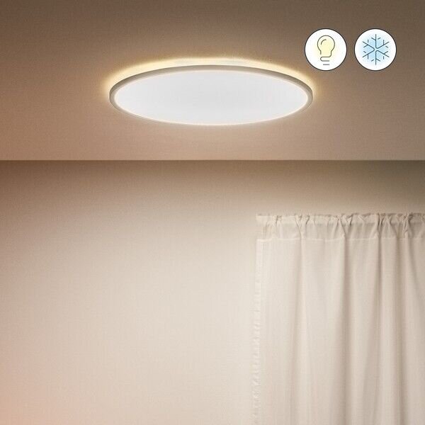 Philips Wiz Tunable white 8719514554979 SuperSlim big size stropné svietidlo LED D550mm 32W/3800lm 2700-6500K biela