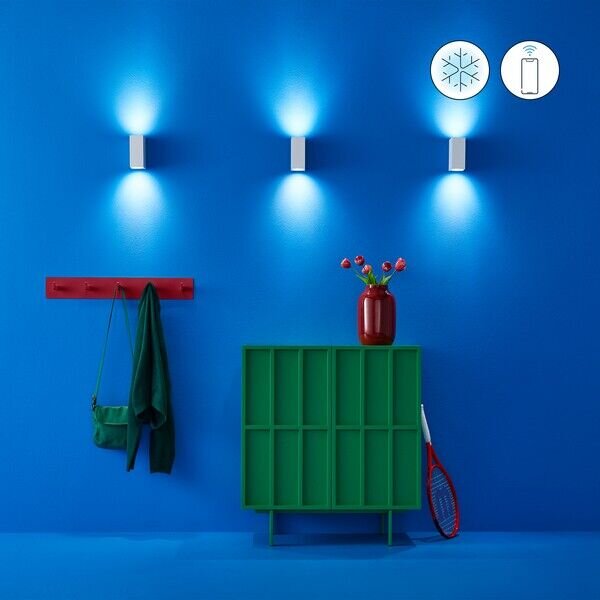 Philips Wiz Colors 8719514554597 Wall light nástenné svietidlo 2xGU10 2x5W/345lm 2200-6500K+RGB biela