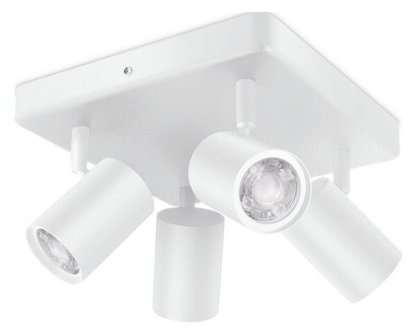 Philips Wiz Colors 8719514554559 IMAGEO stropné bodové svietidlo/spot 4xGU10 4x5W/345lm 2200-6500K+RGB biela
