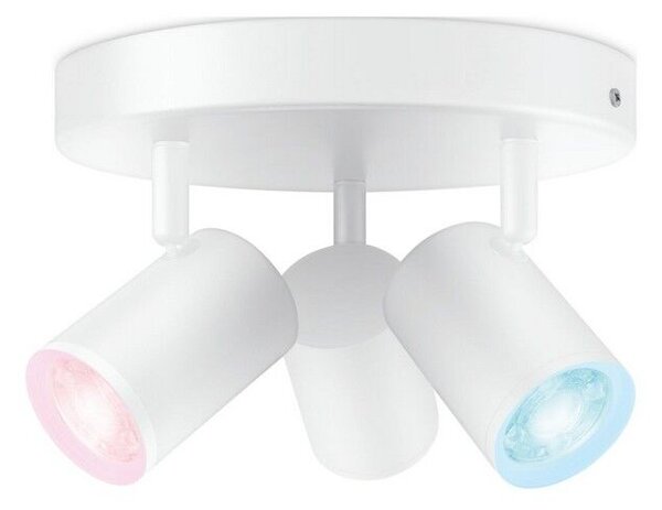 Philips Wiz Colors 8719514554511 IMAGEO stropné bodové svietidlo/spot 3xGU10 3x5W/345lm 2200-6500K+RGB biela