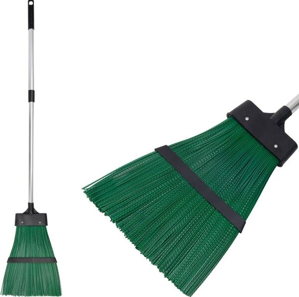 Metla Cleonix LS9241, PlasticSweeper, Green, Alu násada teleskopická, 63-96cm