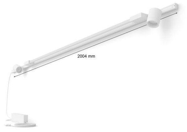 8719514407909 Philips Hue White and Color Ambiance Perifo LED nástenné svietidlo bodové - súprava s Gradient trubicou 39,9W/2x490lm,1x1820lm 2000-6500K+RGB biele
