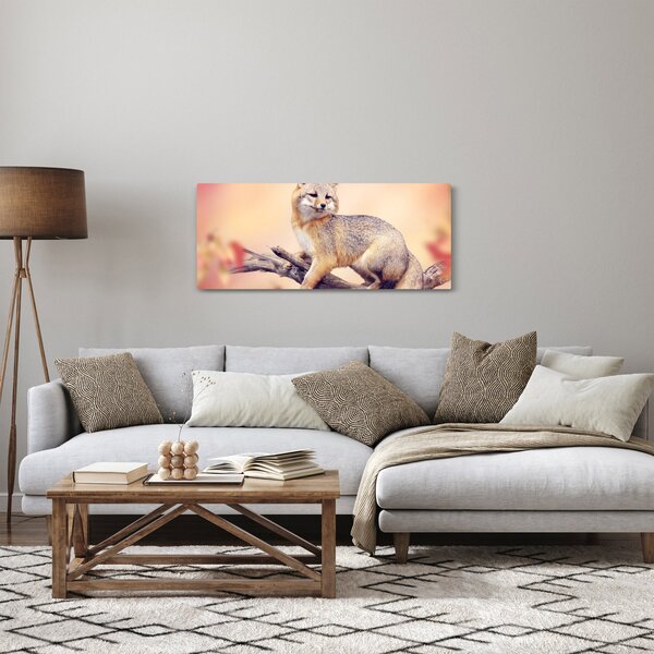 Obraz - Líška (120x50 cm)