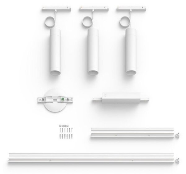 8719514407749 Philips Hue White and Color Ambiance Perifo závesné svietidlo LED - súprava 15,6W/3x490lm 2000-6500K+RGB biele