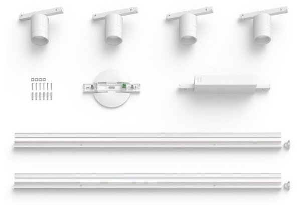 8719514407787 Philips Hue White and Color Ambiance Perifo stropné bodové svietidlo LED - súprava 20,8W/4x490lm 2000-6500K+RGB biele