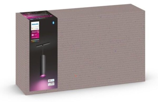 8719514407480 Philips Hue White and Color Ambiance Perifo závesné svietidlo LED - Extension 5,1W/490lm 2000-6500K+RGB čierne