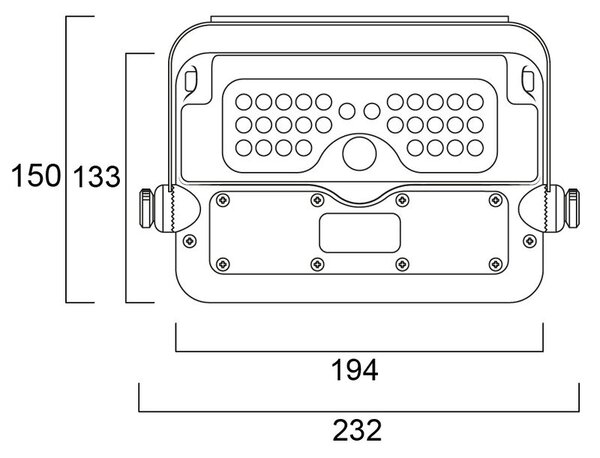 Sylvania 0054046 GIZMO vonkajšie nástenné solárne svietidlo LED 5W 450lm IP65