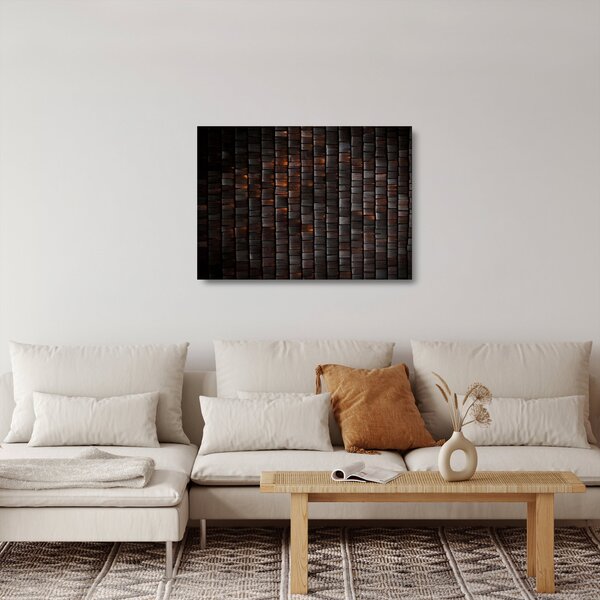 Moderný abstraktný sklenený obraz (70x50 cm)