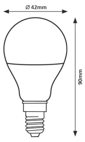 Rabalux SMD LED žiarovka E14 G45 9W 810lm 3000K