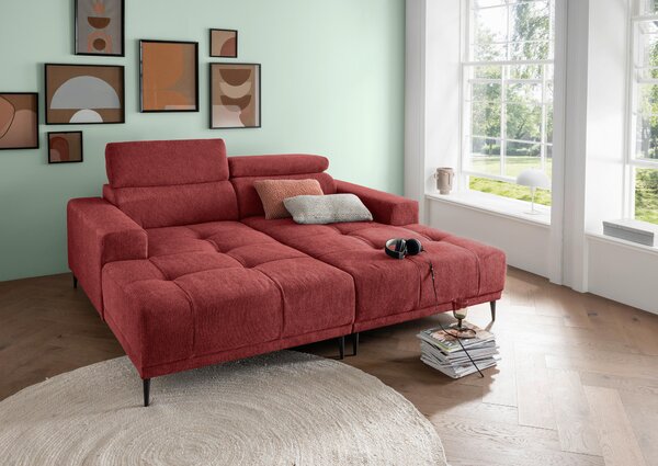 VEĽKÁ POHOVKA, textil, červená P & B - Sedačky, Online Only
