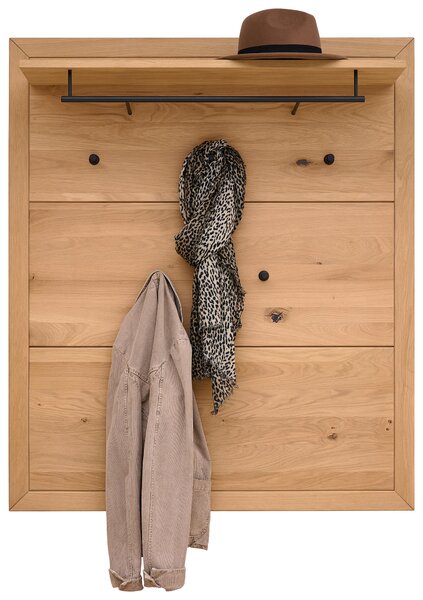 VEŠIAKOVÝ PANEL, farba duba, dub, 99,6/116,6/24 cm Linea Natura - Vešiakové steny