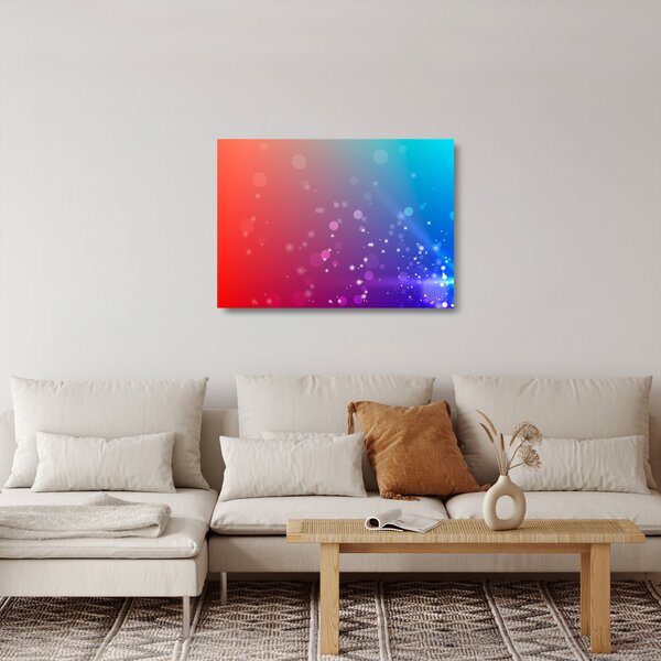 Moderný abstraktný sklenený obraz (70x50 cm)