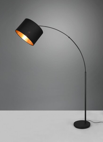 TRIO Reality R40081080 BOLIVIA stojaca lampa V1710mm 1xE27 čierna matná
