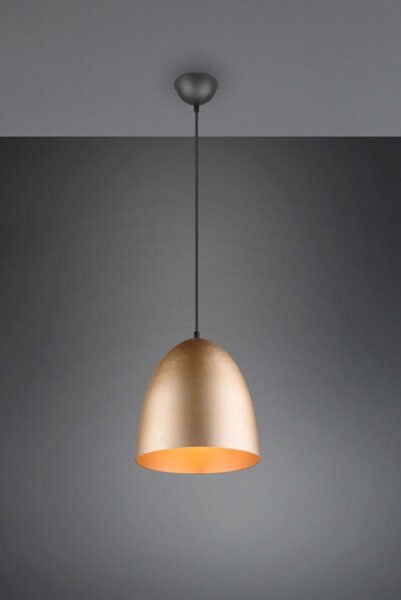 TRIO Reality R30661008 TILDA závesné svietidlo D250mm 1xE27 matná mosadz