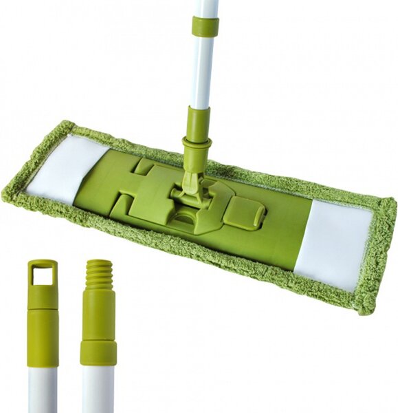 TORO Mop na podlahu, teleskopická tyč, zelený