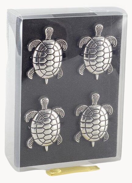 Krúžky na obrúsky Turtle, 4 ks