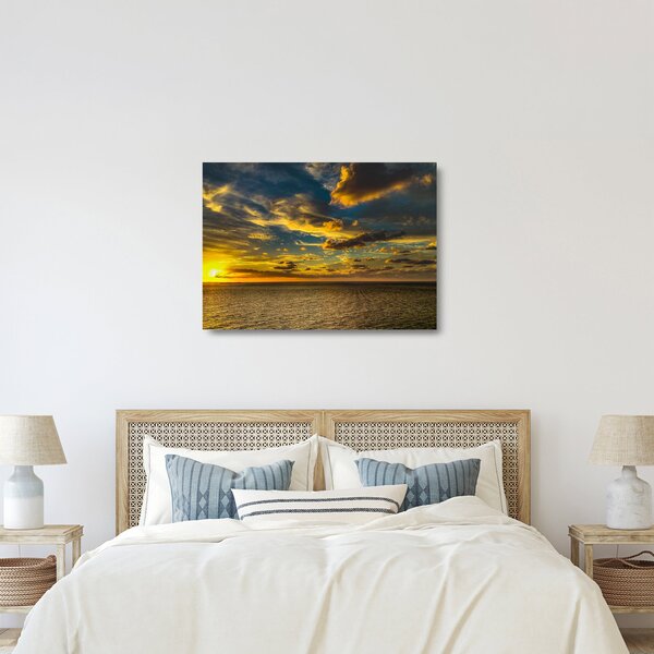 Západ slnka na mori (70x50 cm)
