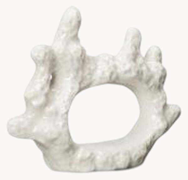 Porcelánové krúžky na obrúsky Coral, 6 ks