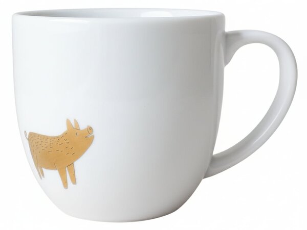 Porcelánový hrnček Zlaté prasiatko 300 ml