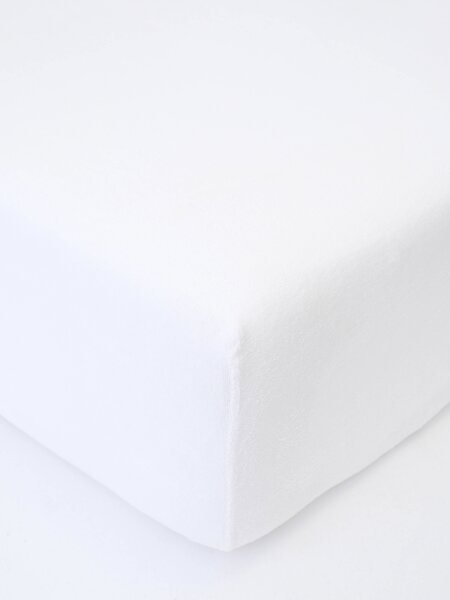 Froté plachta 140 × 200 cm - biela