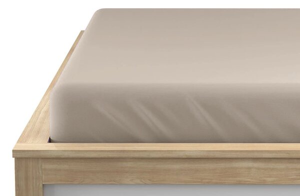 Jersey plachta cappuccino 90 x 200 cm