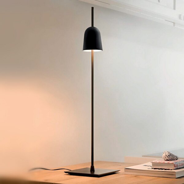 Stolové Lampa Luceplan, Ascent, stmievateľné, Čierna, Obývacia izba, Kov, Dizajnový